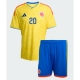 Billige Fotballdrakt Colombia Richard Rios #6 Replika Hjemmedraktsett Barn VM 2026 Kortermet (med bukser)